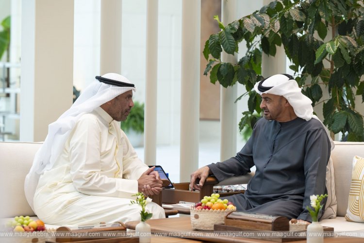 UAE President receives Foreign Minister of Kuwait