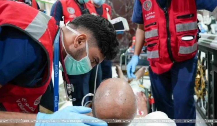 కార్డియాక్ అరెస్ట్..యాత్రికుడిని రక్షించిన రెడ్ క్రెసెంట్ టీమ్..!!