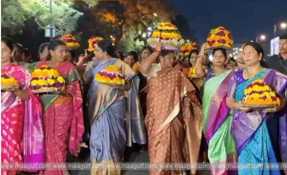 ఘ‌నంగా సద్దుల బతుకమ్మ సంబురాలు..