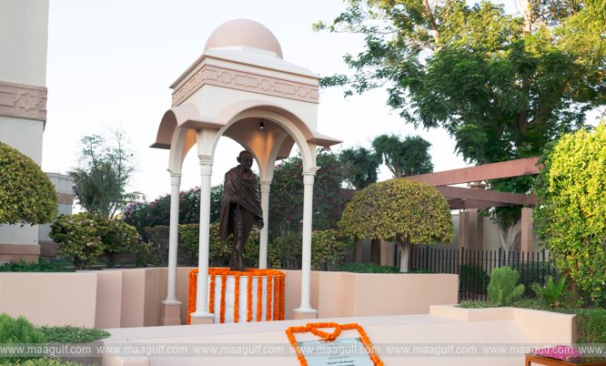 ఒమన్‌లోని ఎంబసీలో ‘మహాత్మా గాంధీ 155వ జయంతి’ అహింసా దినోత్సవం..!!