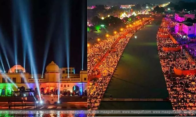 అయోధ్య: దీపోత్సవానికి ముస్తాబు.. పుష్ఫ వర్షానికి ఏర్పాట్లు