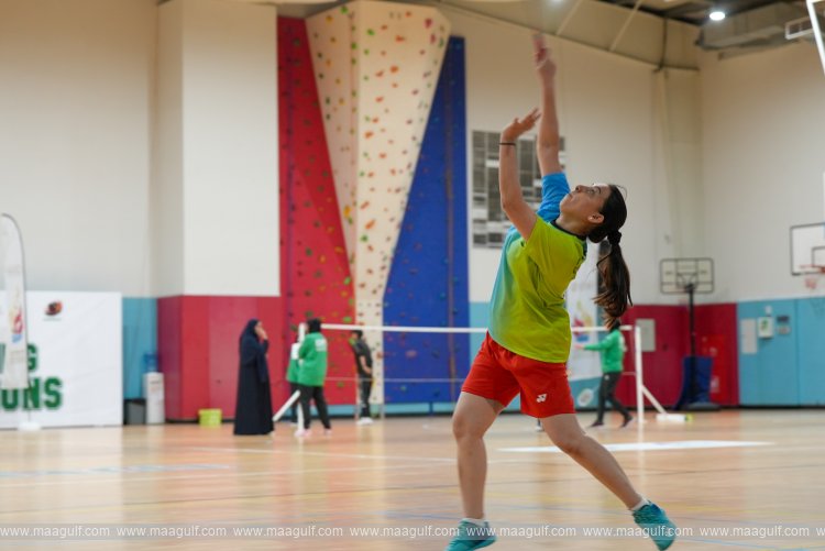 Dubai Police & Dubai Duty Free win Titles of Badminton Competition of the 12th \'Sheikha Hind Women’s Sports Tournament\'