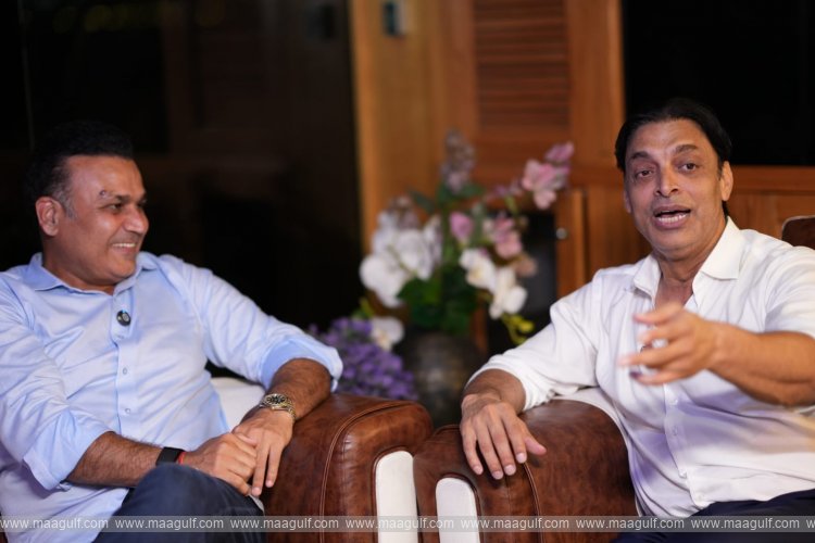 Shoaib Akhtar and Virender Sehwag praise DP World ILT20’s impact on cricket in the region