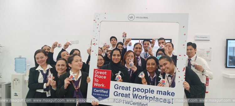VFS Global certified Great Place to Work in the UAE and KSA
