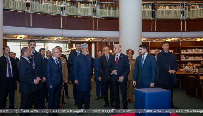 అంకారాలోని నేషన్స్ లైబ్రరీని సందర్శించిన సుల్తాన్