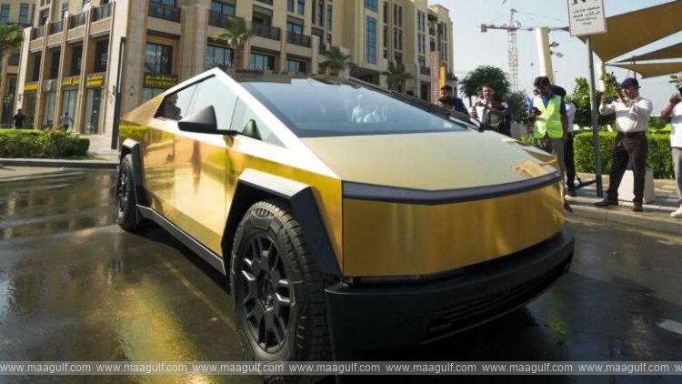 దుబాయ్ రాఫిల్ డ్రా..24K గోల్డ్ ప్లేటేడ్ టెస్లా సైబర్‌ట్రక్‌ను గెలుచుకోండిలా..!!