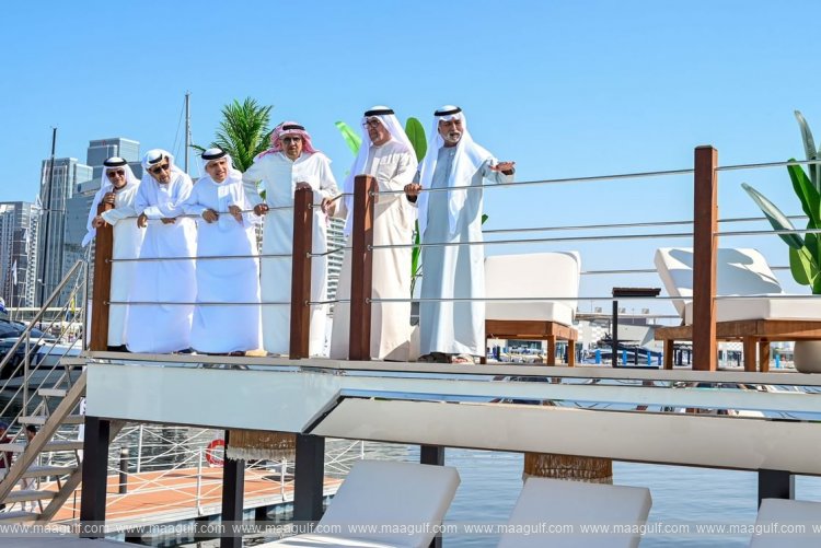 Nahyan bin Mubarak visits 6th Abu Dhabi International Boat Show