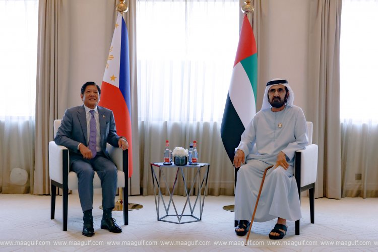 Sheikh Mohammed meets with President of the Philippines
