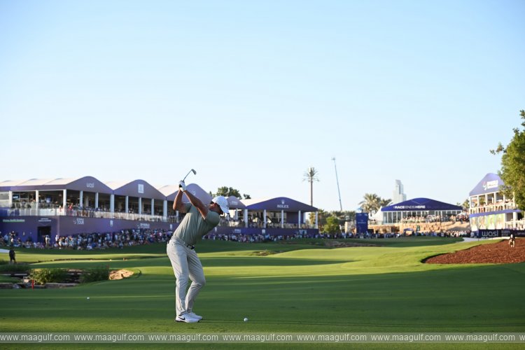 DP World Tour Championship: McIlroy shares third-round lead with Højgaard, Rozner in Dubai