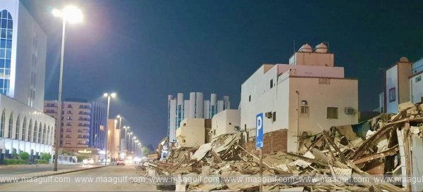 జెడ్డా పాలస్తీనా వీధిలో ఆక్రమణలు కూల్చివేత..!!