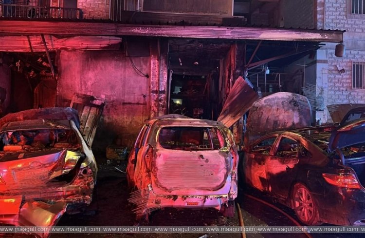 జిలీబ్ లో అగ్నిప్రమాదం.. వాహనాలు దగ్ధం