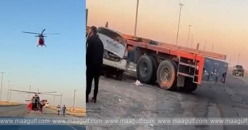 కువైట్ లో ఘోర రోడ్డు ప్రమాదం ముగ్గురు మృతి