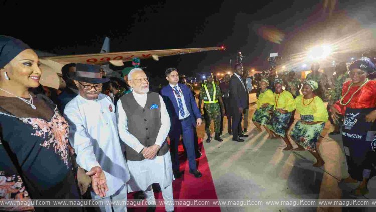నైజీరియా చేరుకున్న ప్రధాని మోదీ..