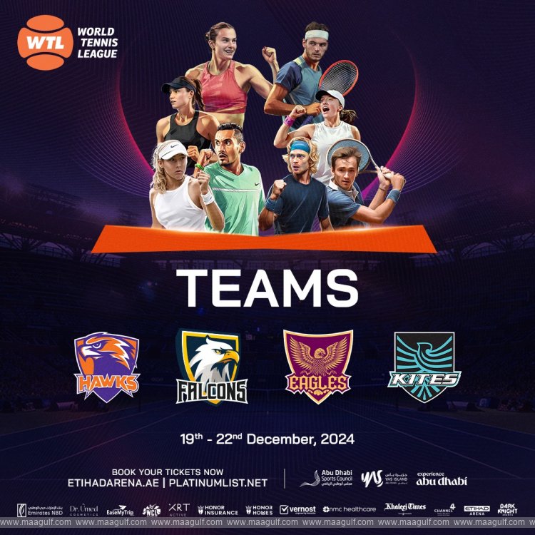Abu Dhabi set for High-Stakes Tennis Action