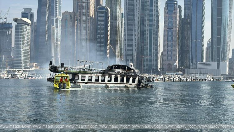 1 దుబాయ్ హార్బర్ లో అగ్నిప్రమాదం.తప్పిన ప్రాణనష్టం..!!
