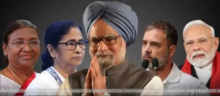 మన్మోహన్ మృతి పై రాష్ట్రపతి,ప్రధాని, రాహుల్ స్పందన