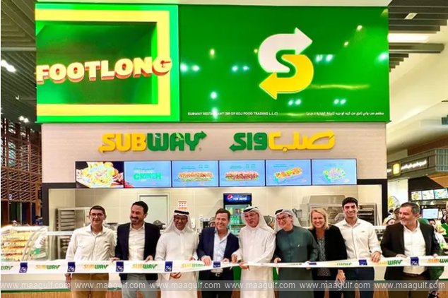 KOJ Unveils Subway®’s First Anamorphic Screen in the EMEA Region at Revamped Dubai Mall Store