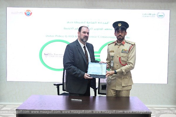 Dubai Police signs MoU with Forensic Criminology Institute to Enhance Collaboration