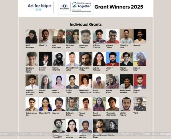 హ్యుందాయ్ ‘ఆర్ట్ ఫర్ హోప్’ 2025 గ్రాంటీల ప్రకటన