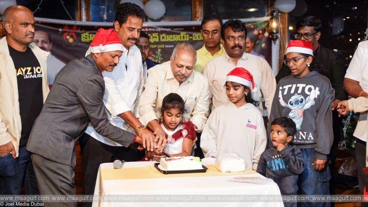 దుబాయ్ లో ఘనంగా ప్రవాస తెలుగు వారి క్రూజ్ క్రిస్మస్ సంబరాలు