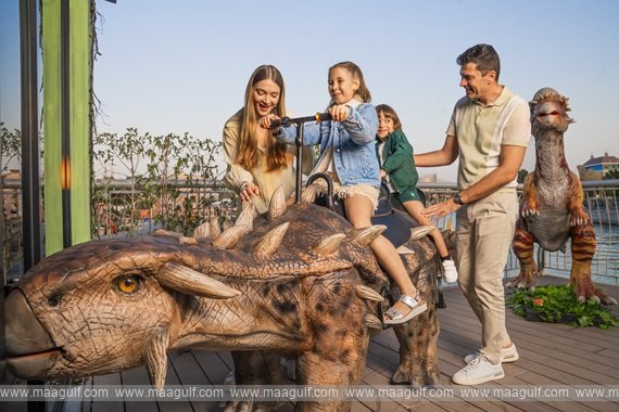 A roarsome T-Rex Adventure Café arrives at RIVERLAND™ Dubai!