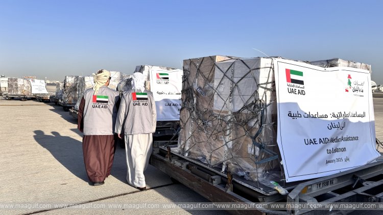Beirut Airport receives 23rd relief plane carrying 35 tonnes of medical supplies as part of ‘UAE stands with Lebanon