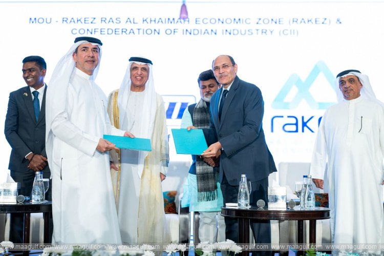 Saud bin Saqr attends UAE-India Partnership Business meet