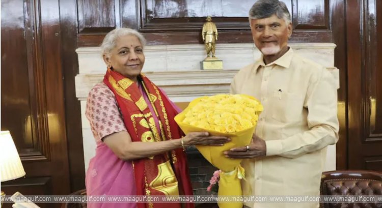 కేంద్ర‌మంత్రి నిర్మలా సీతారామ‌న్‌తో సీఎం చంద్ర‌బాబు భేటీ