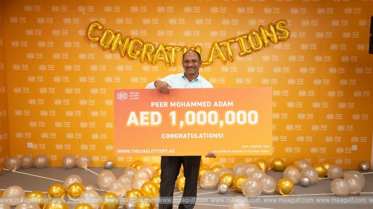 మొదటి ప్రయత్నంలోనే Dh1 మిలియన్ గెలుచుకున్న భారతీయ ప్రవాసుడు..!!