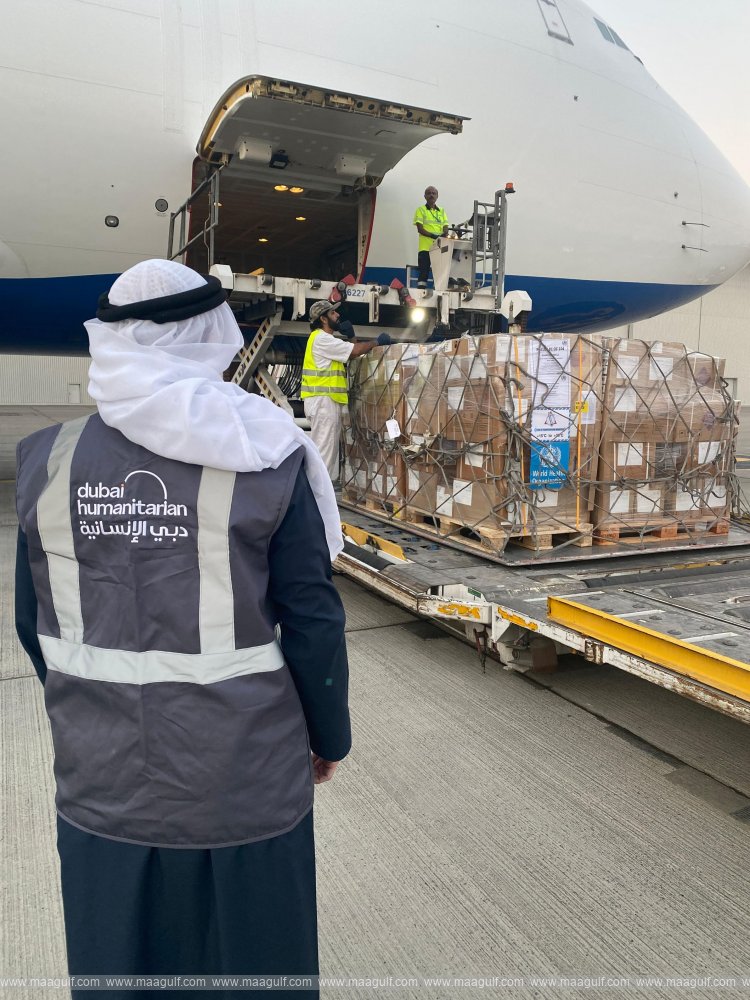 Dubai Humanitarian dispatches 68.4 metric tonnes of aid to Gaza