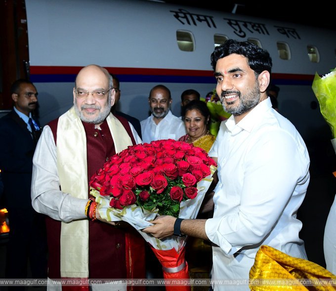 గన్నవరం ఎయిర్ పోర్ట్ కు అమిత్ షా