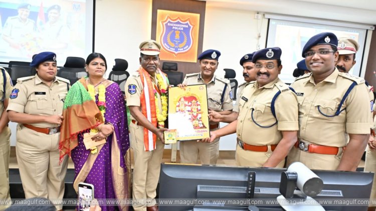 పదవీ విరమణ పొందిన రాచకొండ పోలీసు అధికారులను సత్కరించిన కమిషనర్