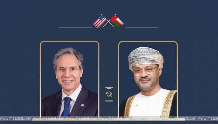 ద్వైపాక్షిక సంబంధాలపై చర్చించిన ఒమానీ, యూఏస్ విదేశాంగ మంత్రులు..!!