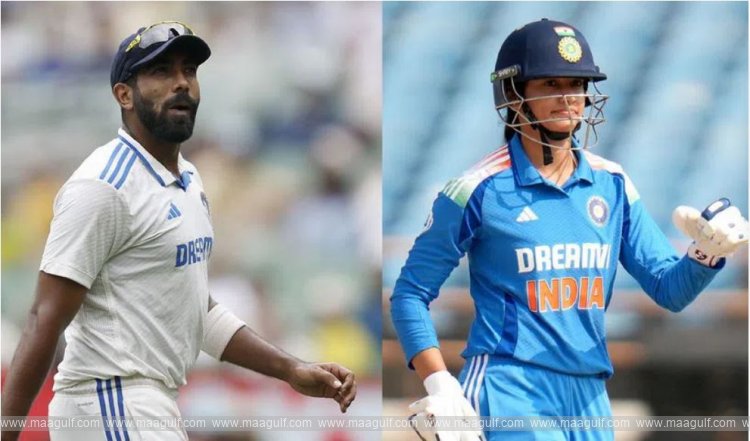 Jasprit Bumrah and Smriti Mandhana celebrate top ICC awards for Test and ODI formats