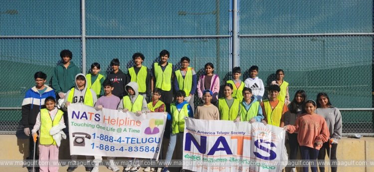 టెక్సాస్‌లో వీధిని శుభ్రం చేసిన NATS