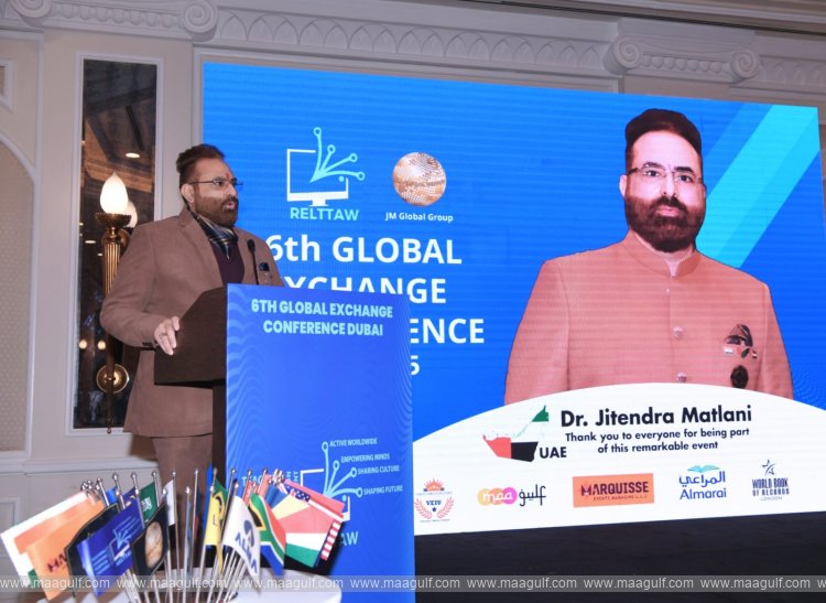 Dr Jitendra Matlani Hosted five days Global Exchange Conference on Education in Dubai