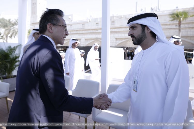 20 Sheikh Hamdan meets with Chairman of Alibaba Group