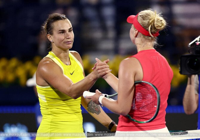 Sabalenka thrashed in Dubai as Paolini’s title defense ends