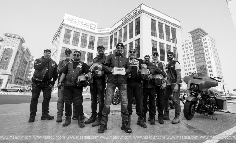 Bikers in Dubai signed up to a prostate cancer screening event in partnership with Dr Sulaiman Al Habib Medical Group and Harley-Davidson