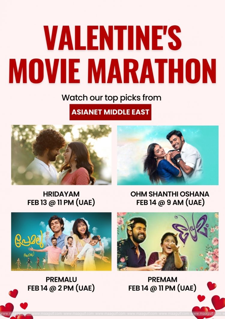 Heartwarming Movies to watch on Asianet Middle East This Valentine’s Day