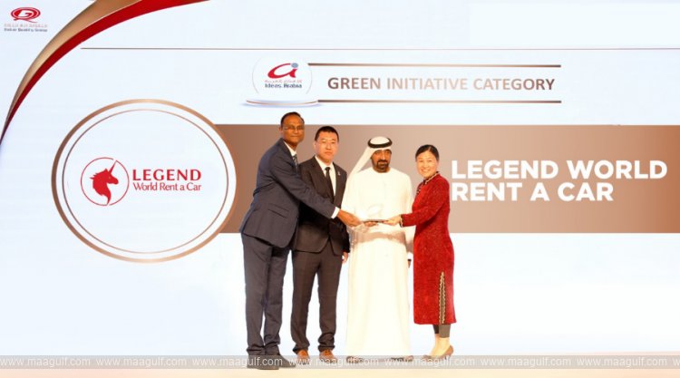 Legend World Rent a Car wins Dubai Quality Group’s prestigious Ideas Arabia International Award