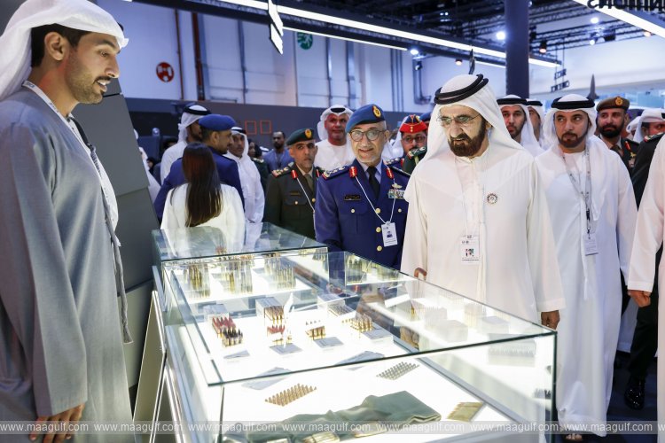 Sheikh Mohammed visits IDEX in Abu Dhabi