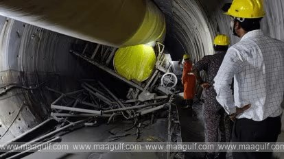 టన్నెల్‌లో చిక్కుకున్న సిబ్బందిని రక్షించేందుకు తీవ్ర ప్రయత్నాలు