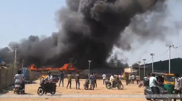 విజయవాడలో భారీ అగ్ని ప్రమాదం