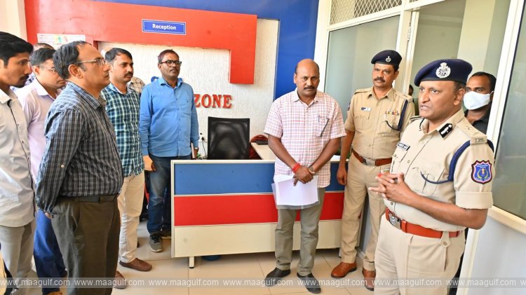 1 ఐటి సెల్, ఎస్ఓటీ ఎల్ బి నగర్ మరియు ఉప్పల్ పోలీస్ స్టేషన్ కార్యాలయాలను సందర్శించిన సీపీ