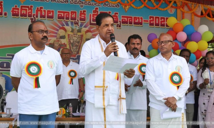 స్పోర్ట్స్ కోటాలో ఉద్యోగాల భర్తీకి చర్యలు: టిటిడి ఛైర్మెన్ బీ.ఆర్ నాయుడు
