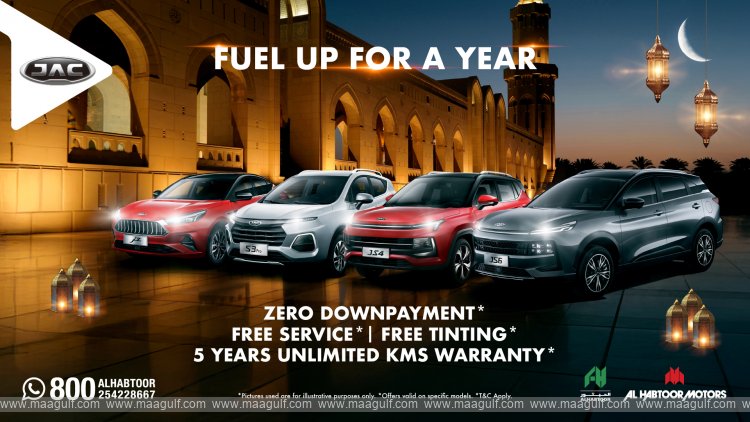 JAC Al Habtoor Motors celebrates Ramadan by giving away free fuel for a year