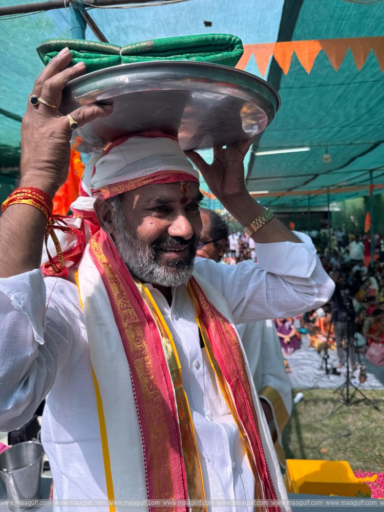 మస్కట్ లో కన్నుల పండుగగా శ్రీ రాజరాజేశ్వర స్వామి వారి కళ్యాణం