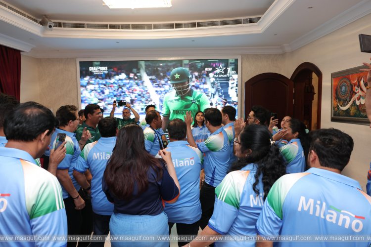 Anis Sajan’s Mansion Transforms into a Mini Stadium as Over 100 Fans Celebrate India-Pakistan Clash