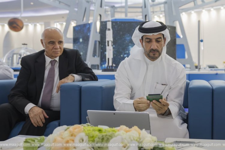 Sultan bin Ahmed Al Qasimi reviews Al Qasimi optical observatory